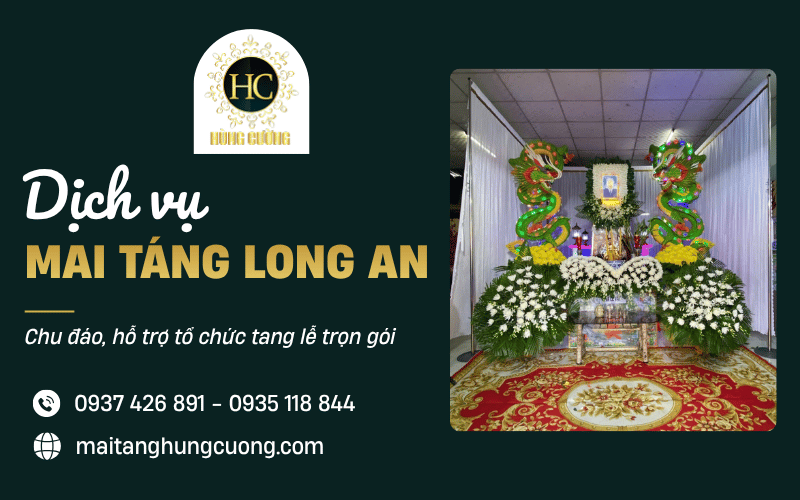 mai táng Long An