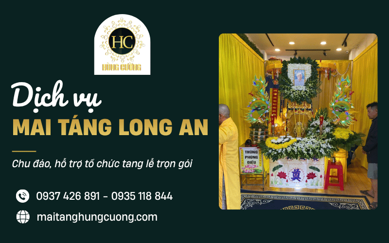 mai táng Long An