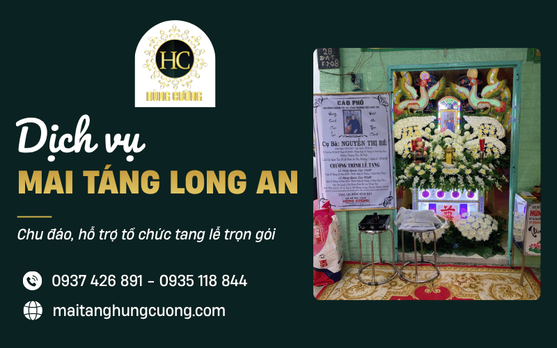 mai táng Long An