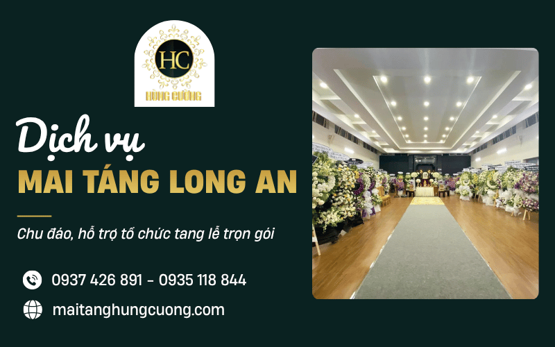 mai táng Long An